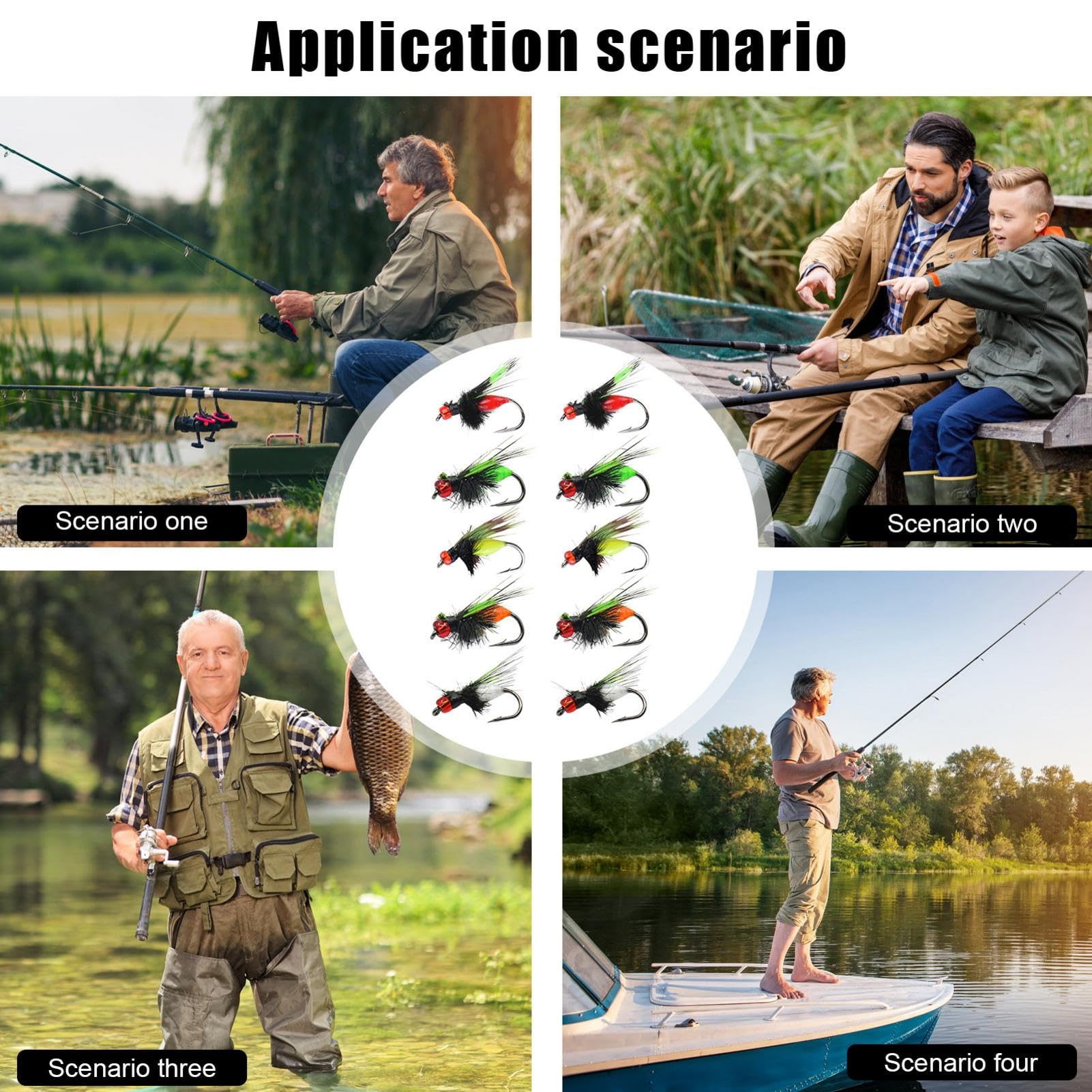 Amazon | フライルアー、フライフィッシング用フライ - フライ釣り